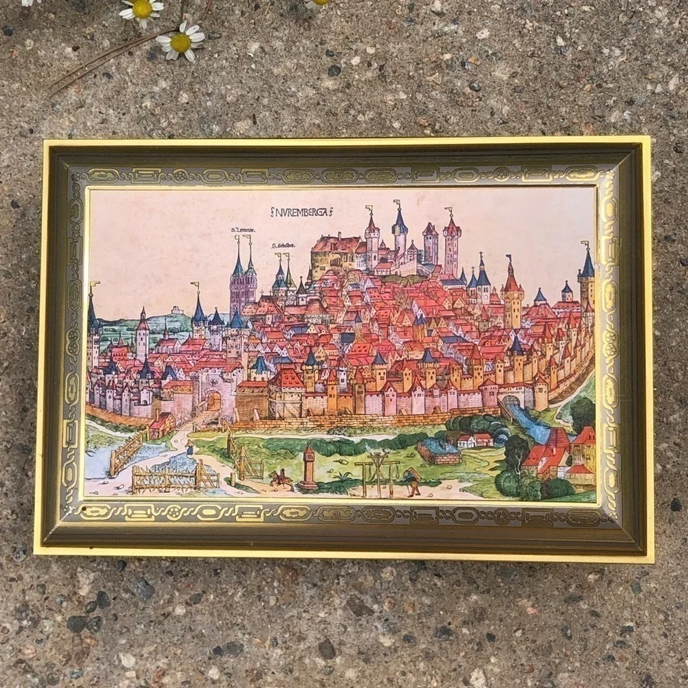 Vintage Lebkuchen Schmidt Biscuit Tin - German Treasure Chest